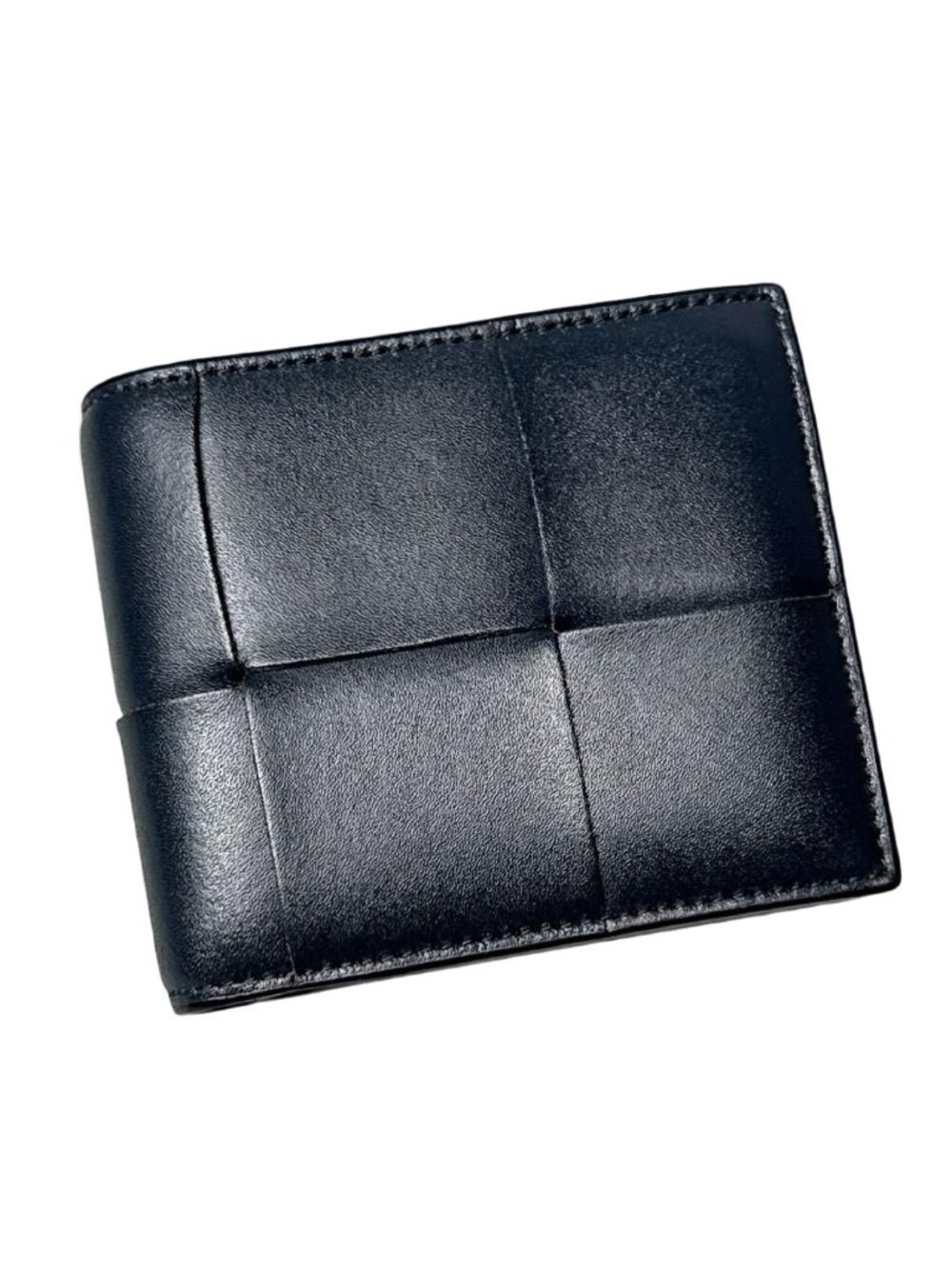 Bottega Veneta Cassette Bifold Wallet Gray